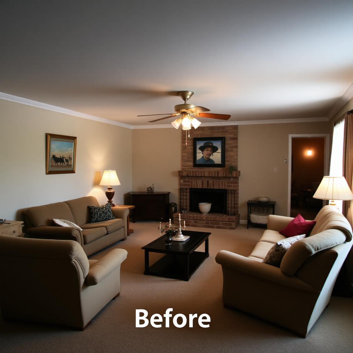 Winter Park Residence — Living Room before